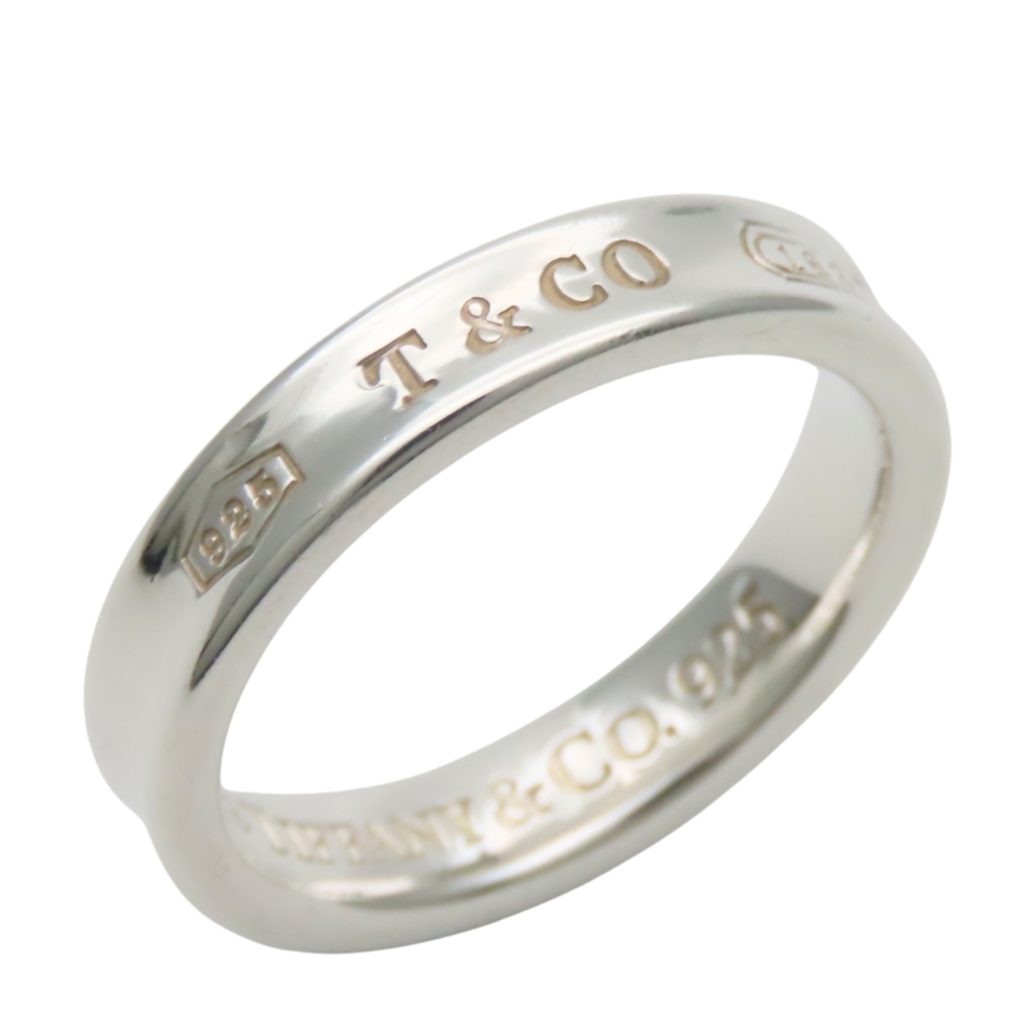 Tiffany & Co. 1837 Narrow Ring, Sterling Silver 925, Approx. 3.9g, Women's.